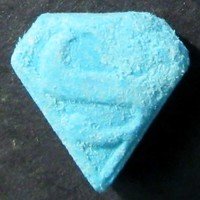 Blue Superman Ecstasy Pills