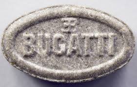 Gray Bugatti MDMA Pills