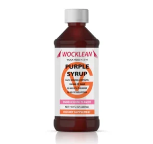 WOCKLEAN  (16oz) Purple Bubblegum Flavor