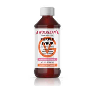 WOCKLEAN (8oz) Purple Bubblegum Flavor